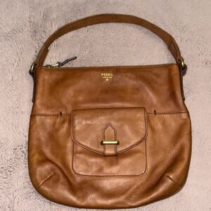 Fossil Leather Shoulder Bag